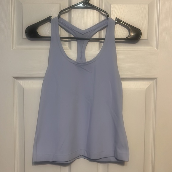 Lululemon Cool Racerback II *Nulu Blue Linen? Size 8? - Picture 3 of 6